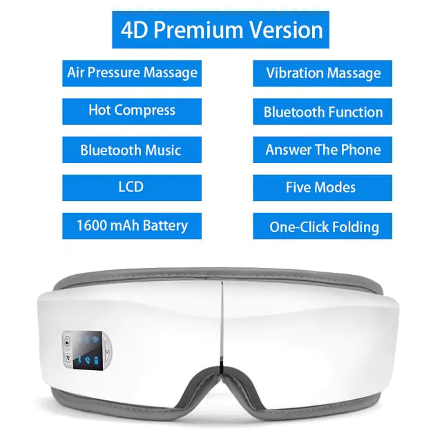 4D Smart Airbag Vibration Eye Care Massager